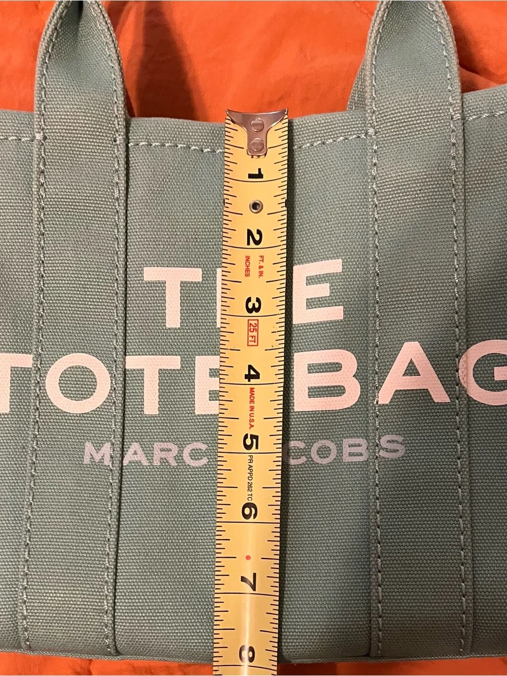 Marc Jacobs The Mini Tote Bag Mint Green NWOT w/ Crossbody Strap + Dust Bag